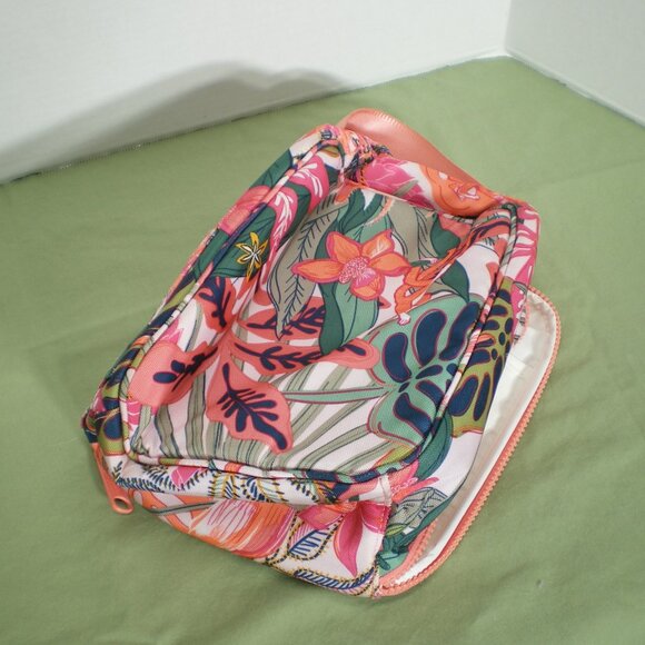 Vera Bradley ReActive Lunch Bunch Rain Forest Canopy Coral Pattern - Picture 6 of 6